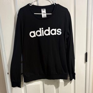 Adidas Women's Black Crew Neck Sweater